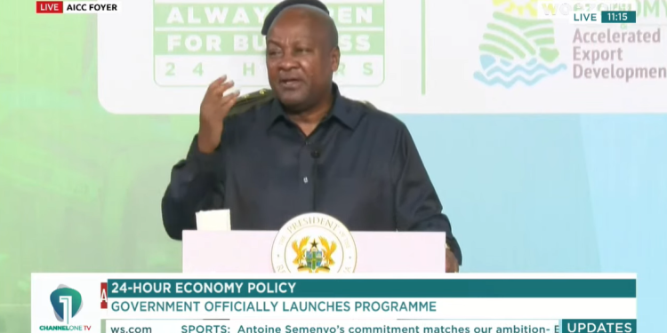 From Slogan to Strategy: John Mahama Unveils 24-Hour Economy Plan
