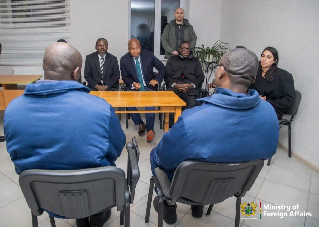 Ablakwa Visits Ghanaian Prisoners of War, Expresses Optimism Over Release Talks