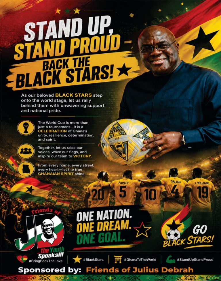 National pride high as ‘Friends of Julius Debrah’ rally nation behind Black Stars’ World Cup Campaign