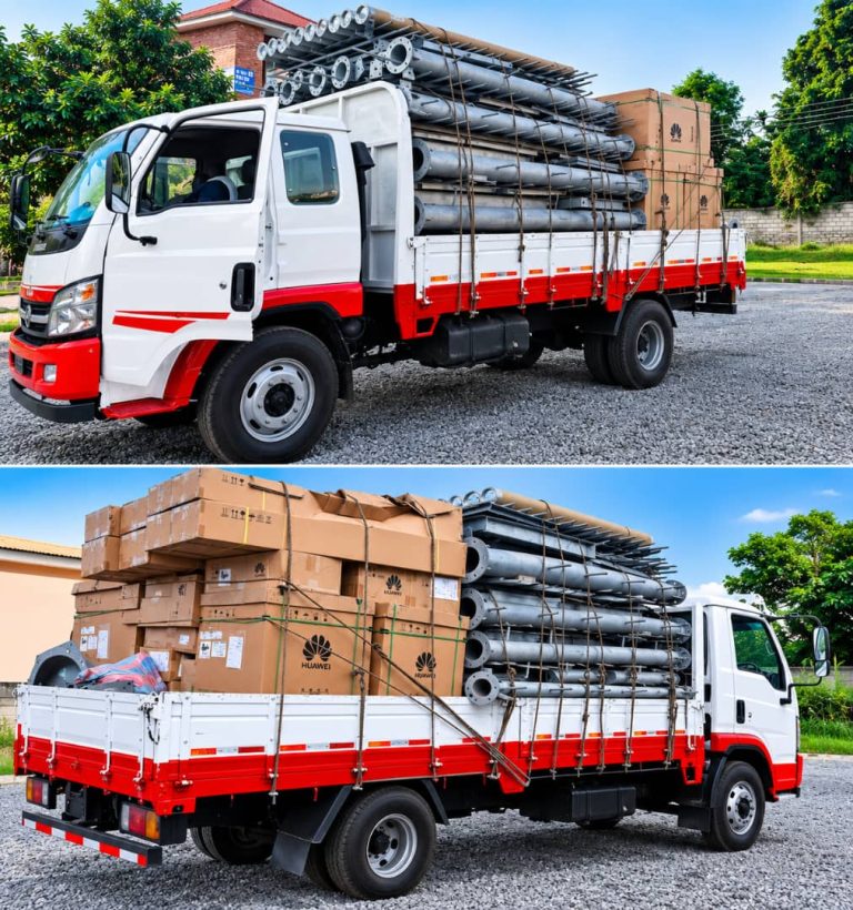 Sremanu Telecom Network Project Set to Begin as Construction Materials Arrive